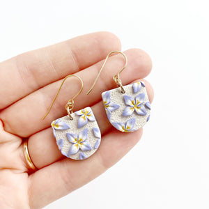 Baby Bluets Medium Dangle Earrings