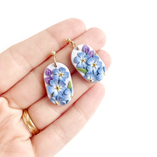 Load image into Gallery viewer, Forget-me-not Medium Dangle Earrings
