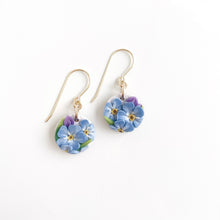 Load image into Gallery viewer, Forget-me-not Small Dangle Earrings
