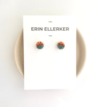 Load image into Gallery viewer, Marigold Mini Circle Stud Earrings
