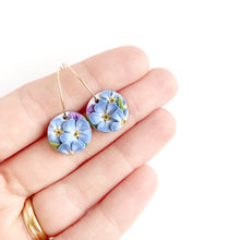 Load image into Gallery viewer, Forget-me-not Small Dangle Earrings
