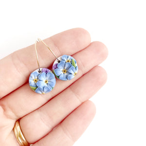 Forget-me-not Small Dangle Earrings