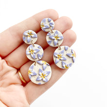 Load image into Gallery viewer, Baby Bluets Large Dangle Earrings
