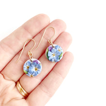 Load image into Gallery viewer, Forget-me-not Small Dangle Earrings
