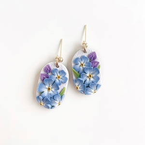 Forget-me-not Medium Dangle Earrings