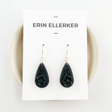 Load image into Gallery viewer, Black Monochrome Essentials Small Dangle Earrings
