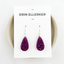 Load image into Gallery viewer, Purple Monochrome Essentials Small Dangle Earrings
