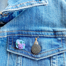 Load image into Gallery viewer, Small Lilac Brooch
