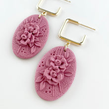 Load image into Gallery viewer, Pink Monochrome Essentials Large Dangle Earrings
